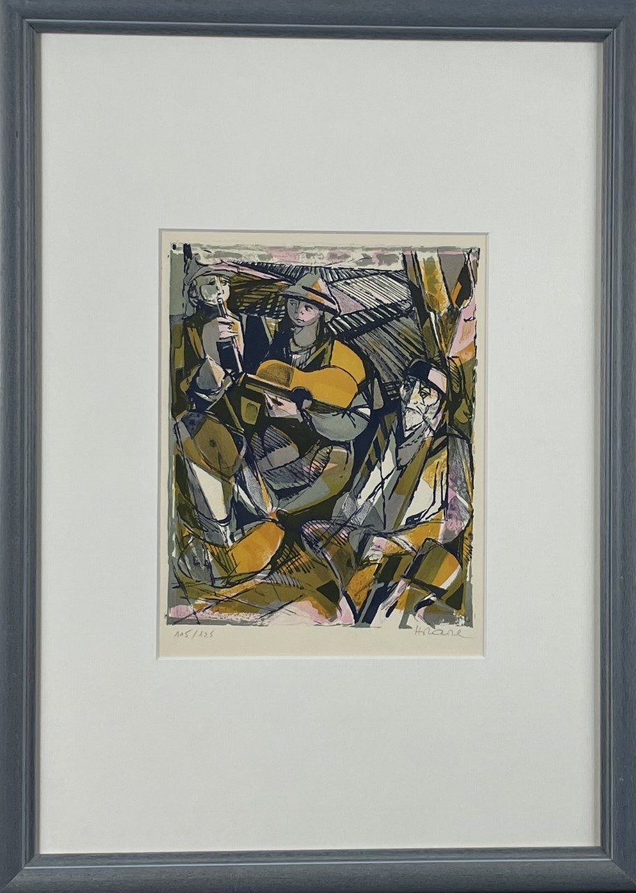 L'ORCHESTRE - HILAIRE Camille (1916 - 2004) - Lithographie