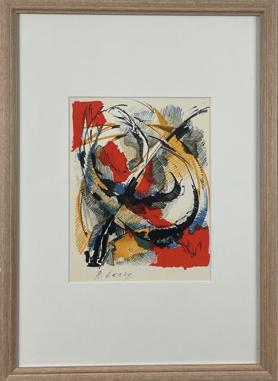 COMPOSITION - LERSY Roger (1920 ) - Lithographie