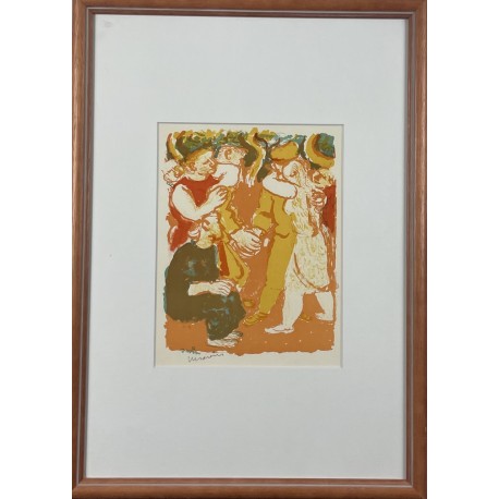 AU BAL - SAVIN Maurice (1894 - 1973) - Lithographie