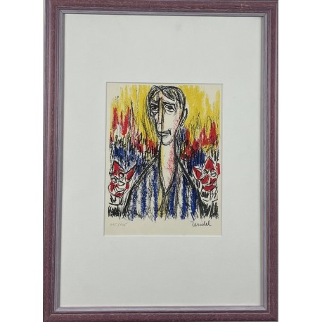 LE RETOUR - ZENDEL Gabriel (1906 - 1980) - Lithographie
