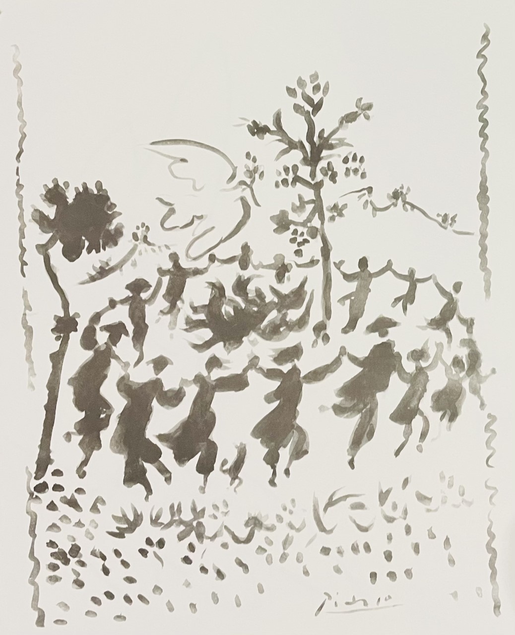 LA RONDE - PICASSO Pablo (d'aprés) (1881 - 1973) - Lithographie