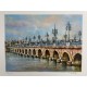 PONT À TOULOUSE - DUMONT Claude (1938 - ) - Granolithographie