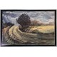 ROUTE DE COLLINE - FREY Jean-Pierre (1955-) - Huile sur toile