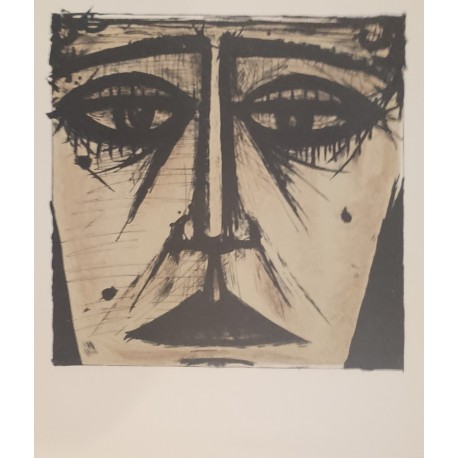 VISAGE - BUFFET Bernard (d’après ) (1928 - 1999) - Lithographie