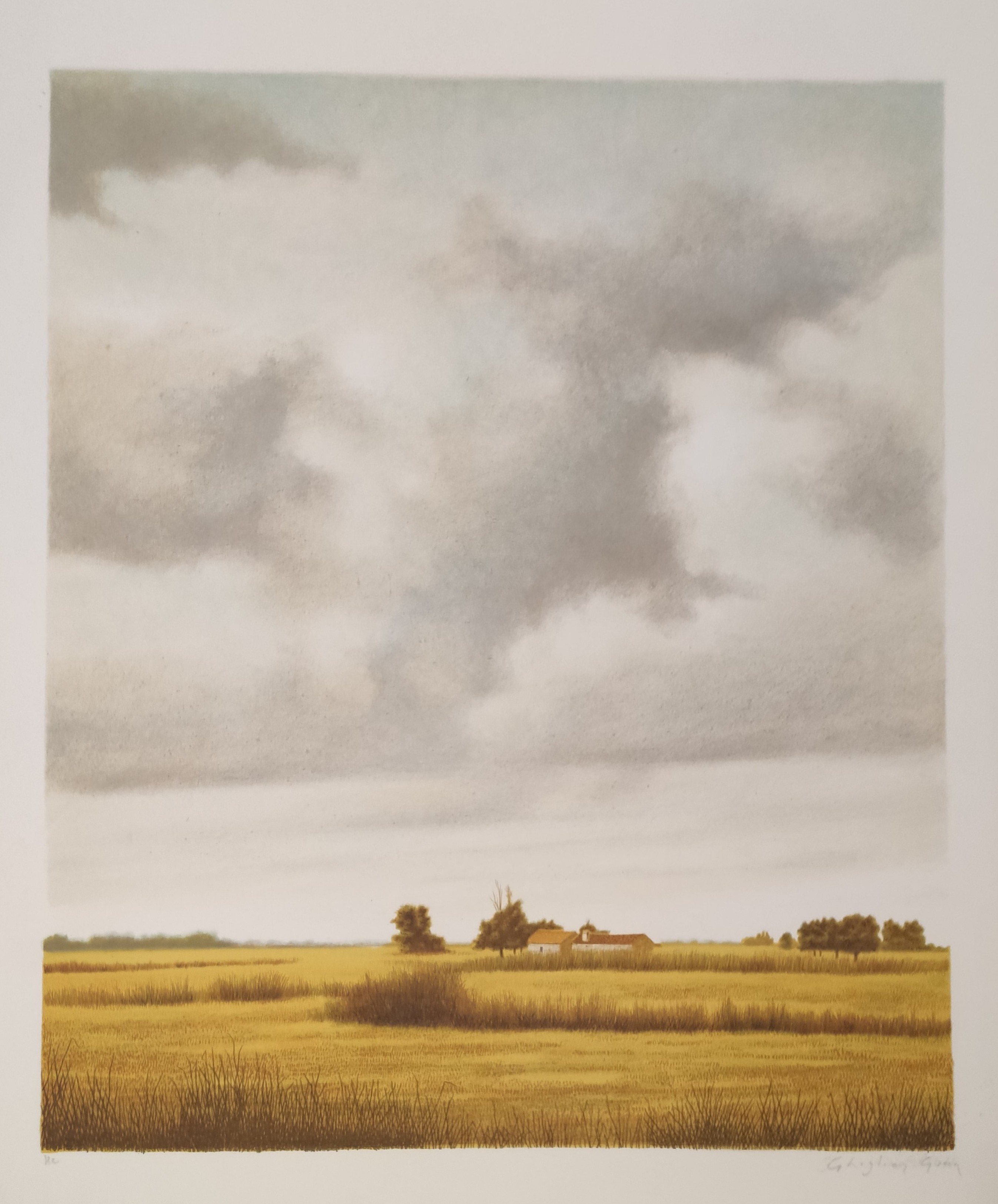 LA BEAUCE À CHAURAY HC - GHIGLION-GREEN Maurice (1913 - 1989) - Lithographie