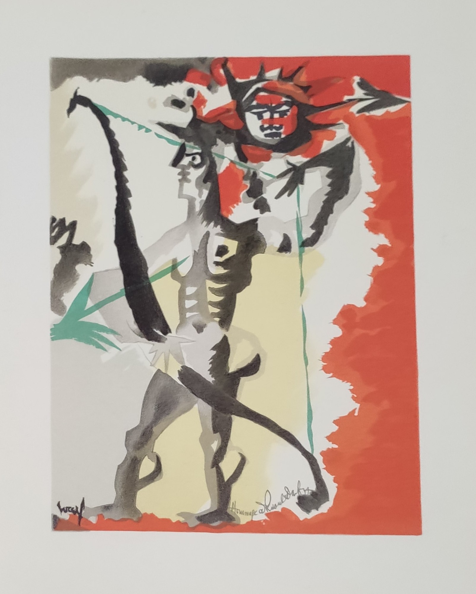 HOMMAGE À RAOUL DUFY - MARCHAND André (1907 - 1998) - Lithographie