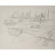 PORT DE PECHE - LAMBERT Georges (1919 - 1998) - Dessin