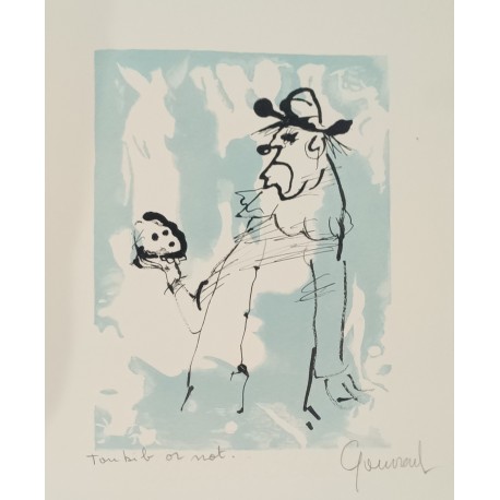 TOUBIB OR NOT - GOUVRANT Gérard (1946 - ) - Huile sur papier