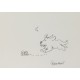 LE CHIENT ET L'ESCARGOT - GOUVRANT Gérard (1946 - ) - Dessin