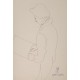 L’ARTISTE AU TRAVAIL - LAM DONG (1920 - 1987) - Dessin