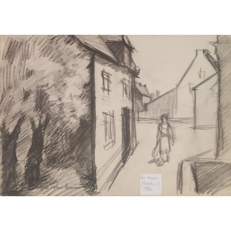 PORT NAVALO - PATRIARCHE Gustave (1909-2001) - Dessin