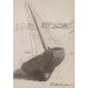 BATEAU ECHOUE - PATRIARCHE Gustave (1909-2001) - Dessin