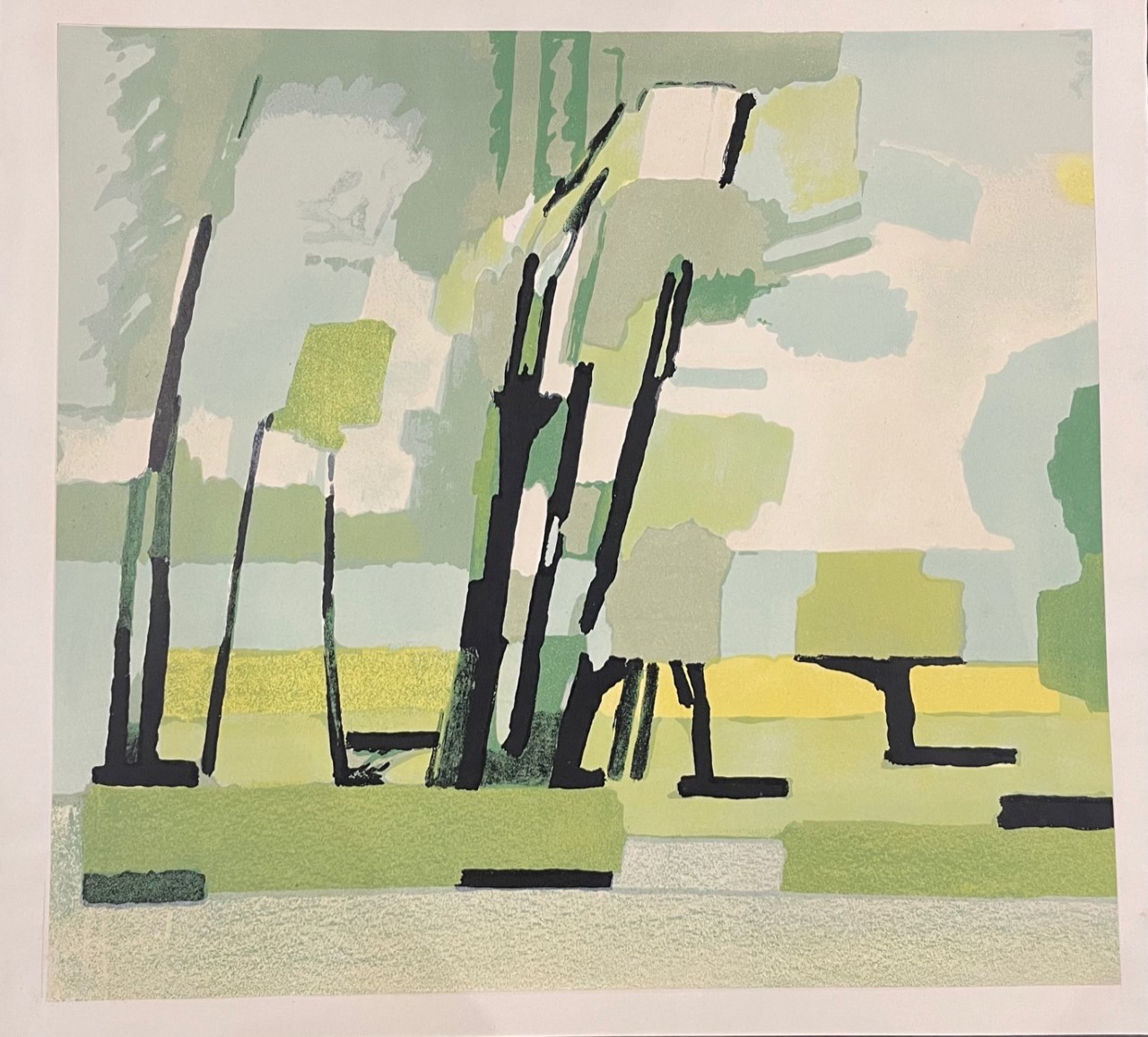 LA FORET - BIERGE Roland (1922-1991) - Lithographie