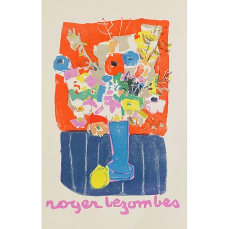 NATURE MORTE - BEZOMBES Roger (1913 - 1994) - Lithographie