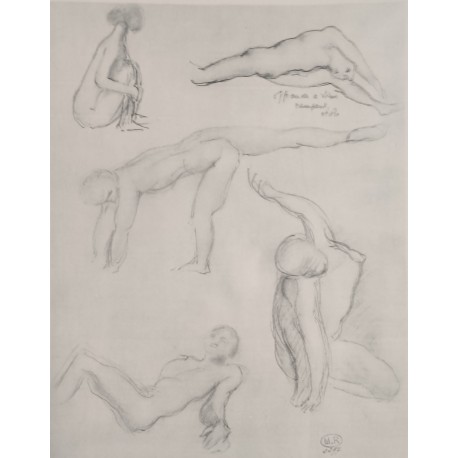 ETUDE DE NUS - RODIN Auguste (d'après) (1840 - 1917) - Héliogravure