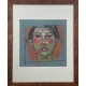 PORTRAIT D’UNE 'INCONNUE - LEROY René ( 1931 - ) - Pastel