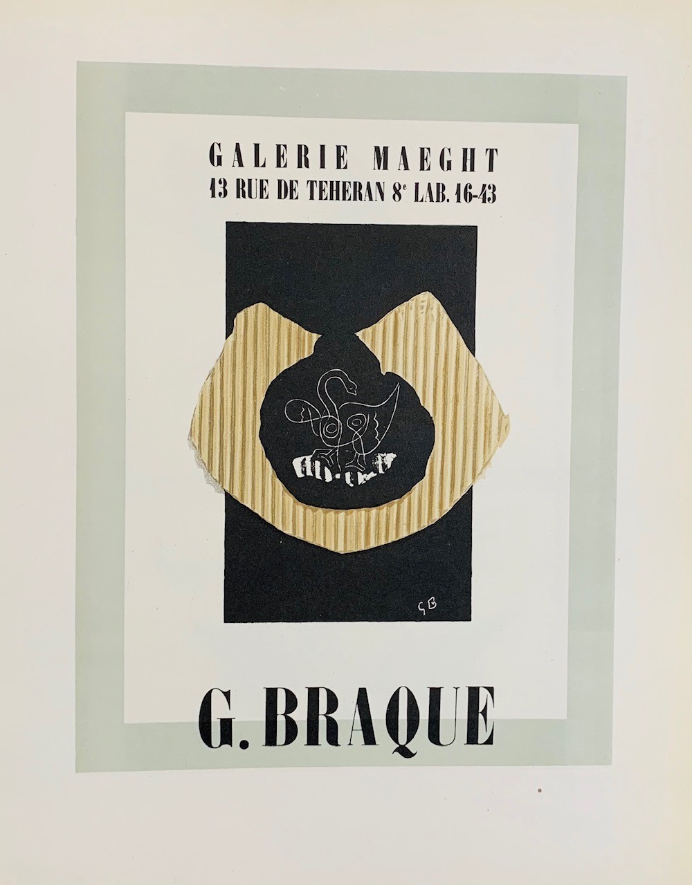 G.BRAQUE - BRAQUE Georges (D'après) (1882 - 1963) - Lithographie