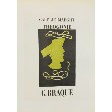 THEOGONIE - BRAQUE Georges (D'après) (1882 - 1963) - Lithographie
