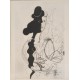 FEMME AU CHAPEAU NOIR - BRAQUE Georges (D'après) (1882 - 1963) - Héliogravure