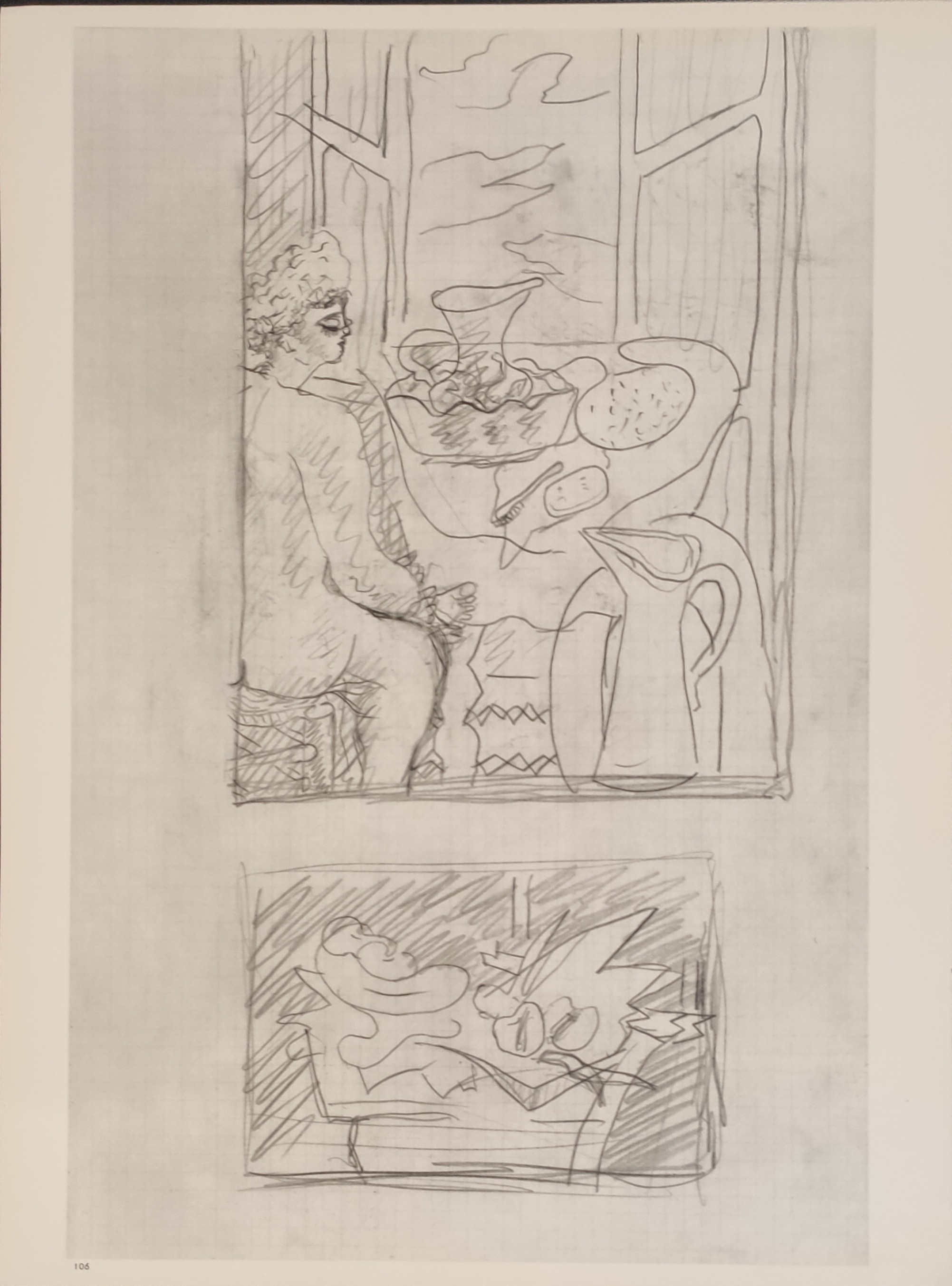 NATURE MORTE A LA FENETRE - BRAQUE Georges (D'après) (1882 - 1963) - Héliogravure