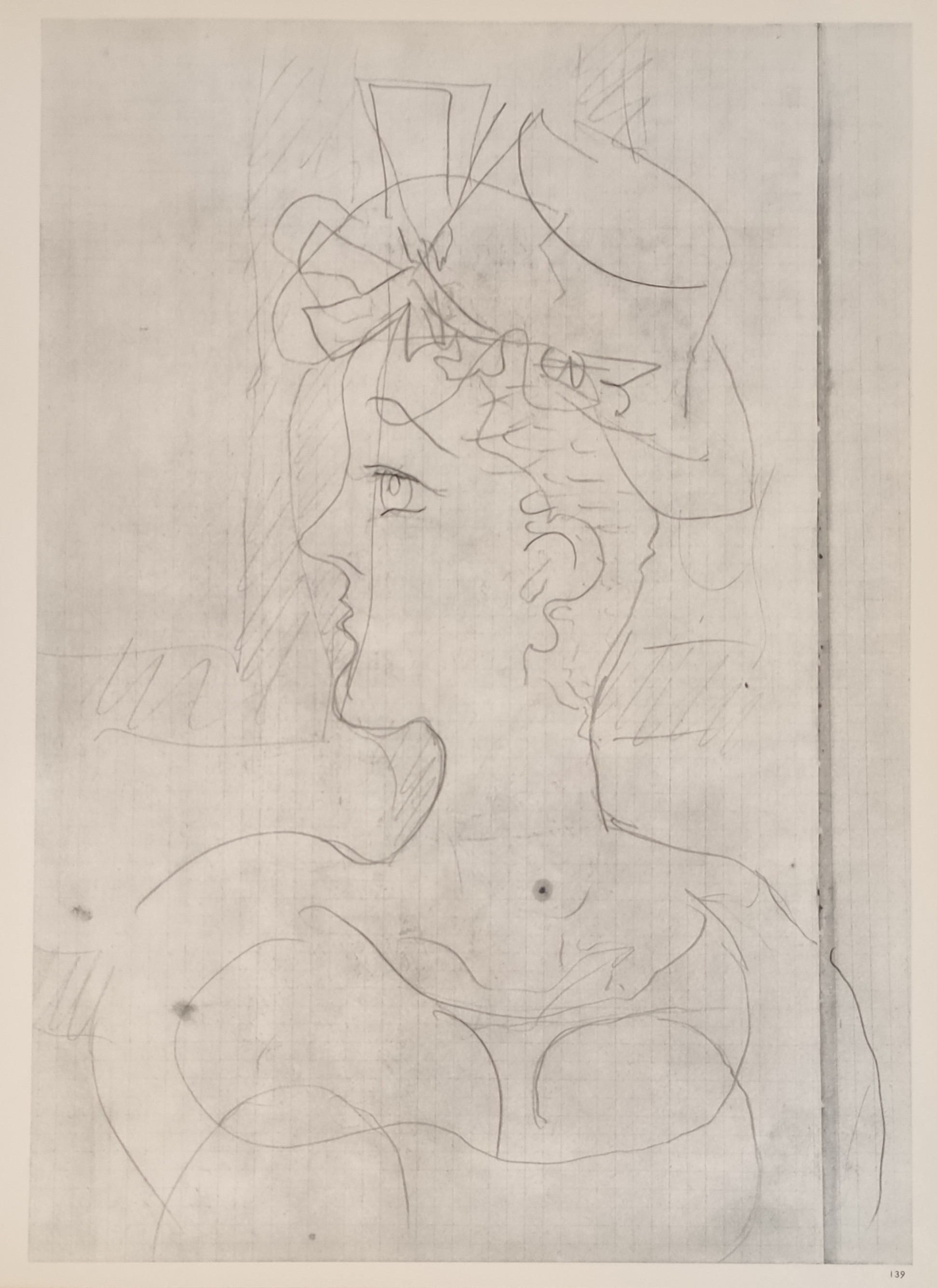 FEMME AU CHAPEAU - BRAQUE Georges (D'après) (1882 - 1963) - Héliogravure