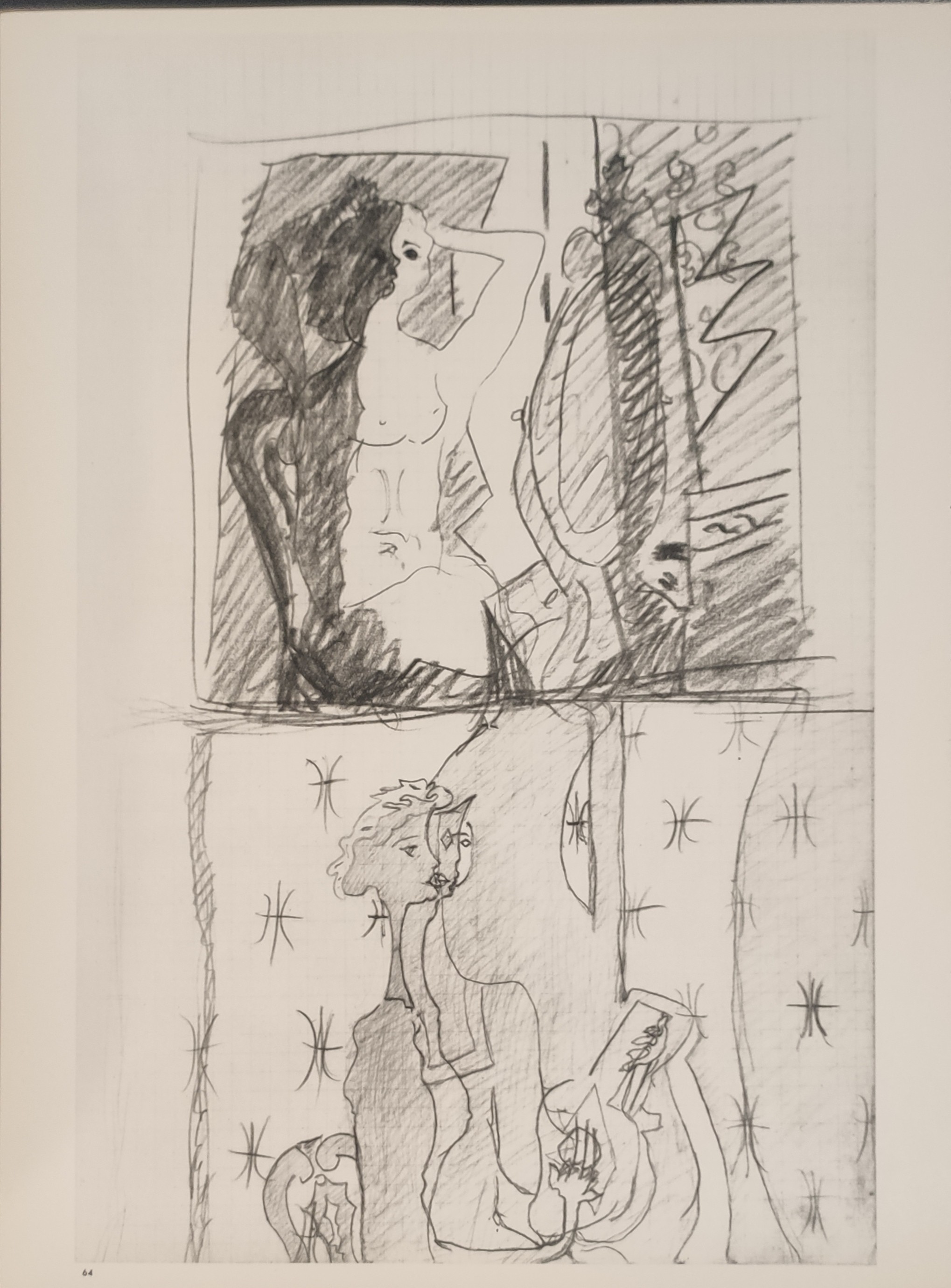 LA CHAMBRE DES DAMES - BRAQUE Georges (D'après) (1882 - 1963) - Héliogravure