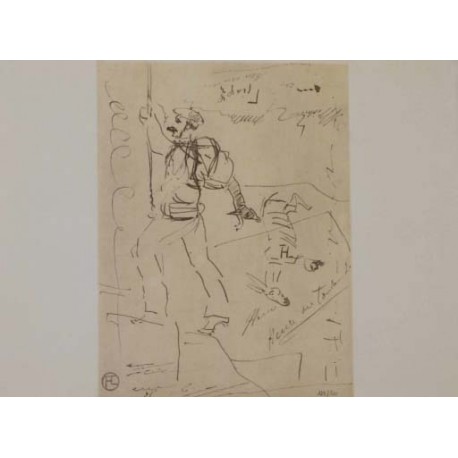 LE SOLDAT - TOULOUSE-LAUTREC HENRI (D'APRÈS) DE (1864 - 1901) - Pochoir