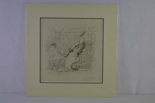 LA CHUTE - VILLON Jacques (1875-1963) - Gravure
