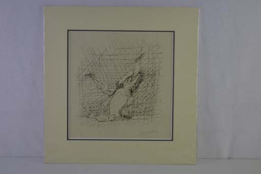 LA CHUTE - VILLON Jacques (1875-1963) - Gravure