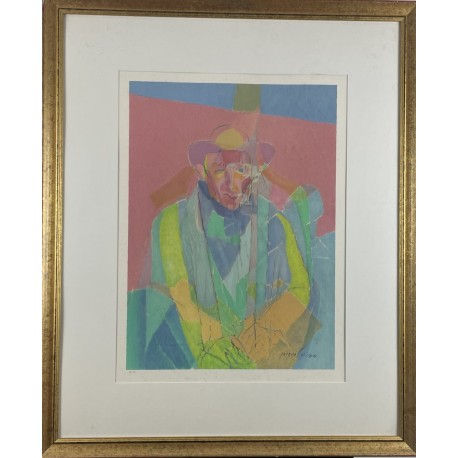 L HOMME AU CHAPEAU - VILLON Jacques (1875-1963) - Lithographie