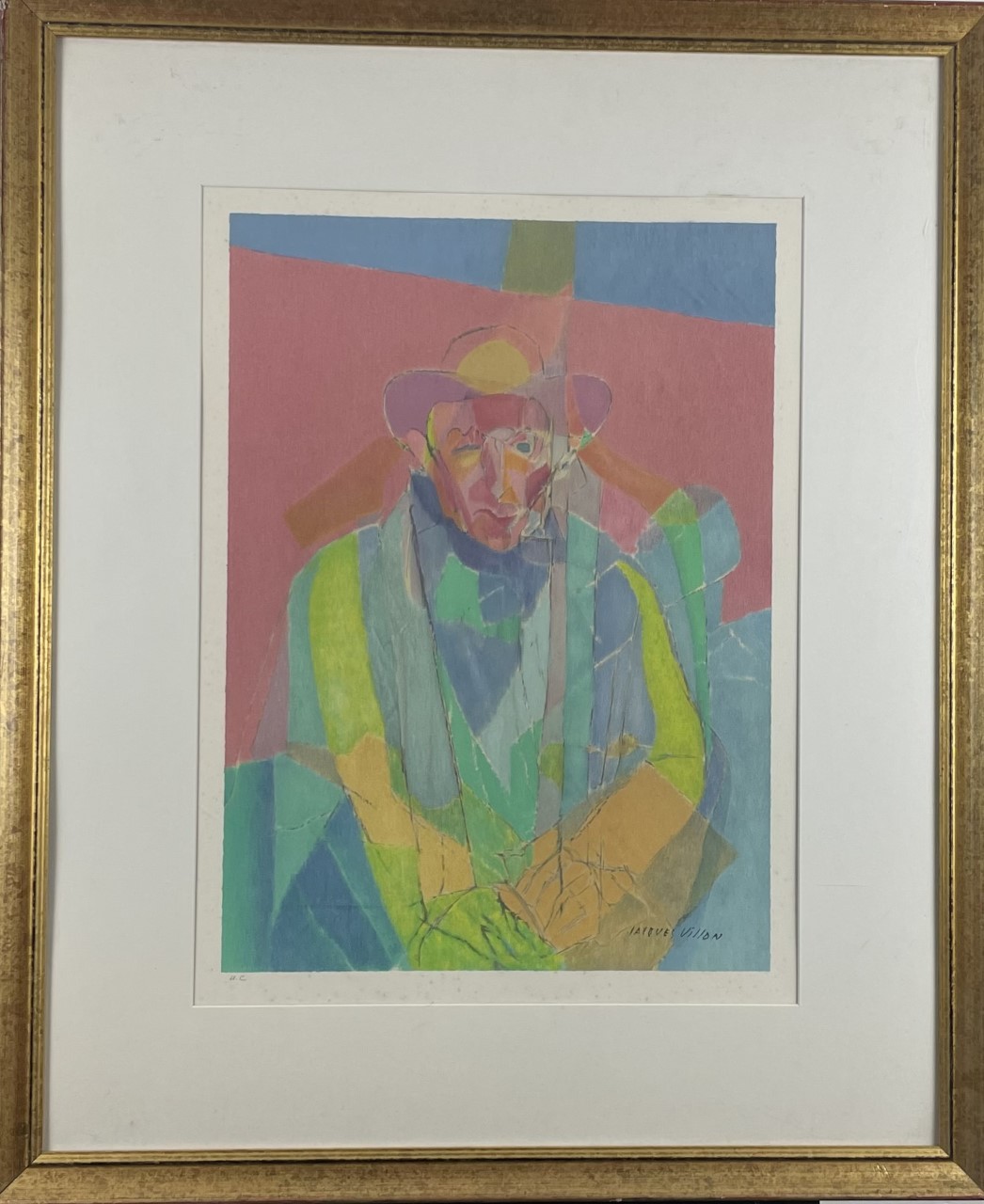 L HOMME AU CHAPEAU - VILLON Jacques (1875-1963) - Lithographie