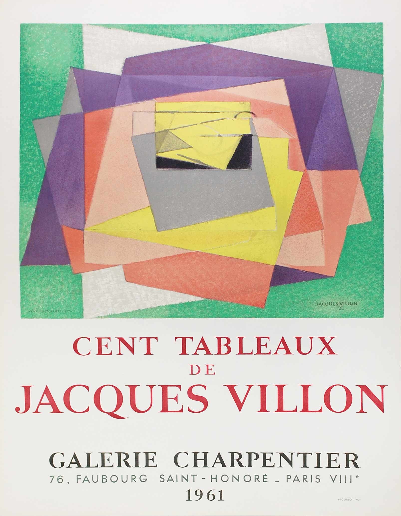 COMPOSITION - VILLON Jacques (1875-1963) - Lithographie