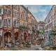 METZ - LES ARCADES DE LA PLACE SAINT LOUIS - DUMONT Claude (1938 - ) - Huile sur toile