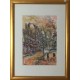 PARIS MONTMARTRE: LA PLACE DU TERTRE UN MATIN D AUTOMNE - DUMONT Claude (1938 - ) - Acrylique