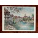 CANAL FLEURI ( STRASBOURG) - DUMONT Claude (1938 - ) - Granolithographie