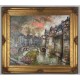 NANTES : L ENTREE DU CHATEAU DES DUCS DE BRETAGNE - DUMONT Claude (1938 - ) - Huile sur toile