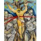 LA CRUCIFIXION - COOK Juan (1948 - ) - Huile sur toile
