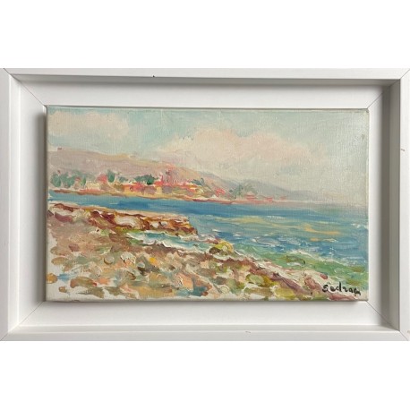 BORD DE MER, Huile sur toile par Marina SEDRAC