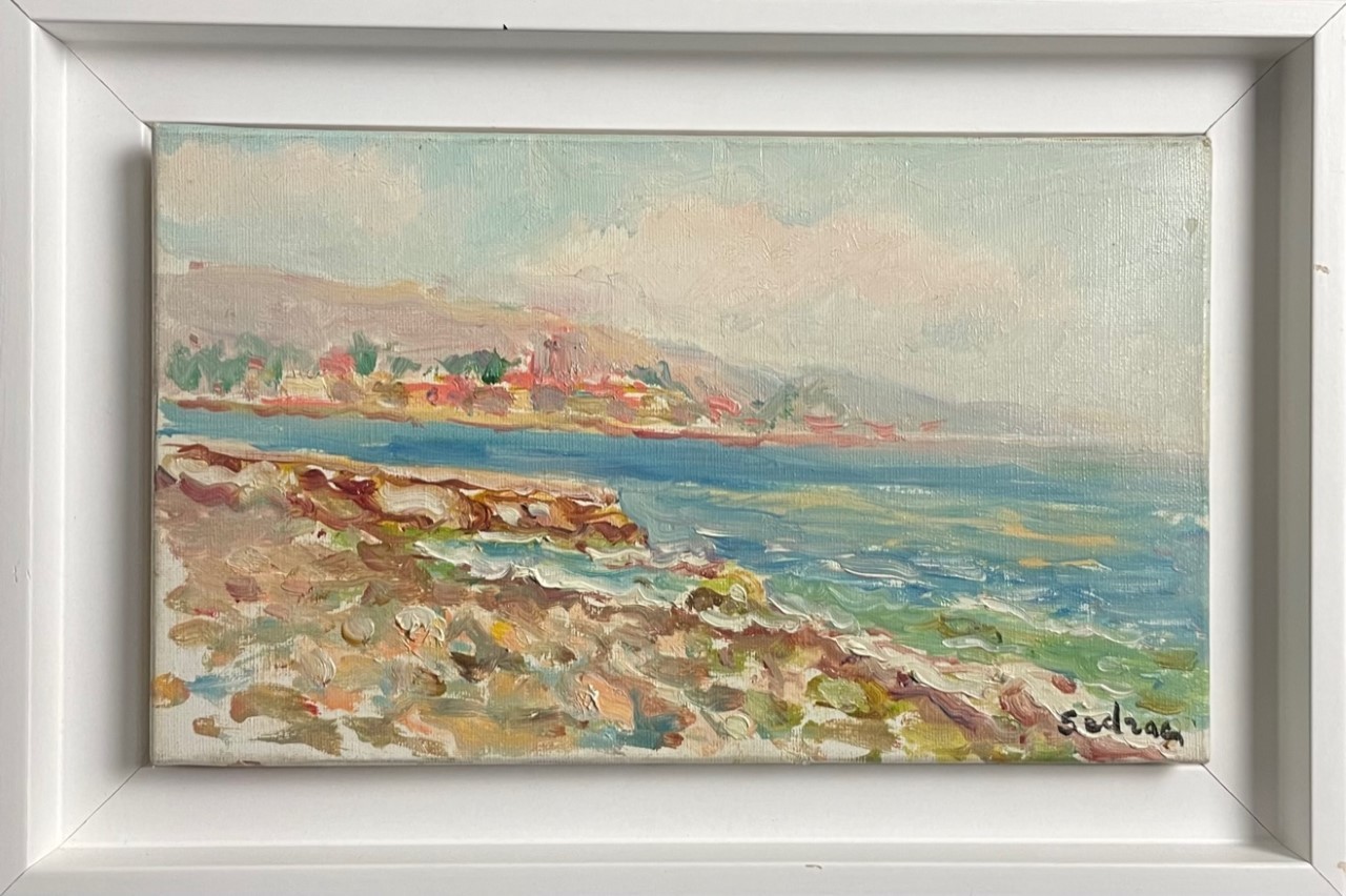 BORD DE MER, Huile sur toile par Marina SEDRAC