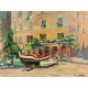 LES BARQUES, Huile sur toile par Marina SEDRAC
