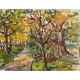 SOUS-BOIS - SEDRAC Marina (1919 - 1999) - Huile sur toile