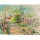 LE JARDIN - SEDRAC Marina (1919 - 1999) - Huile sur toile