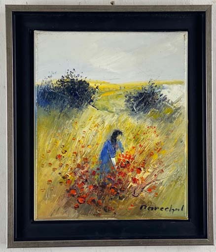 CUEILLETTE - MARECHAL Francis (1952 - ) - Huile sur toile