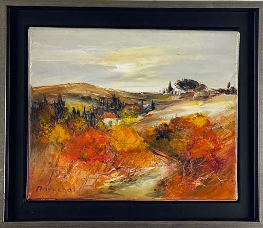 BUISSONS ARDENTS - MARECHAL Francis (1952 - ) - Huile sur toile
