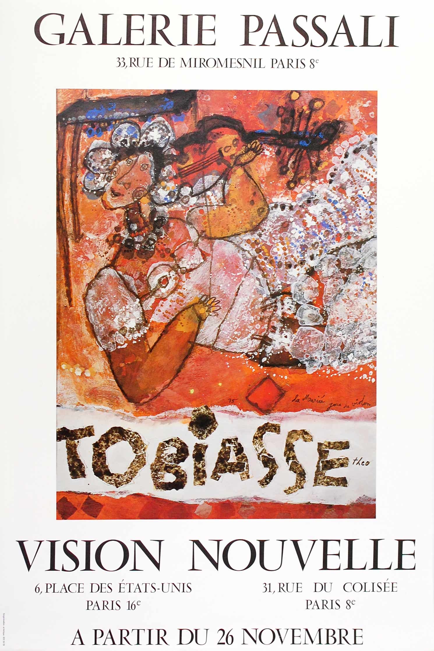 COMPOSITION - TOBIASSE Théo (1927 - 2012) - Affiche