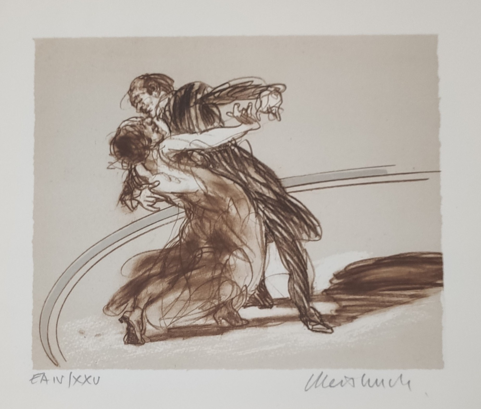 TANGO - WEISBUCH Claude (1927 - ) - Lithographie