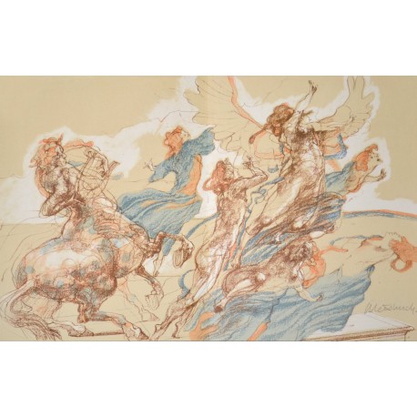 DEUX HOMMES - WEISBUCH Claude (1927 - ) - Lithographie