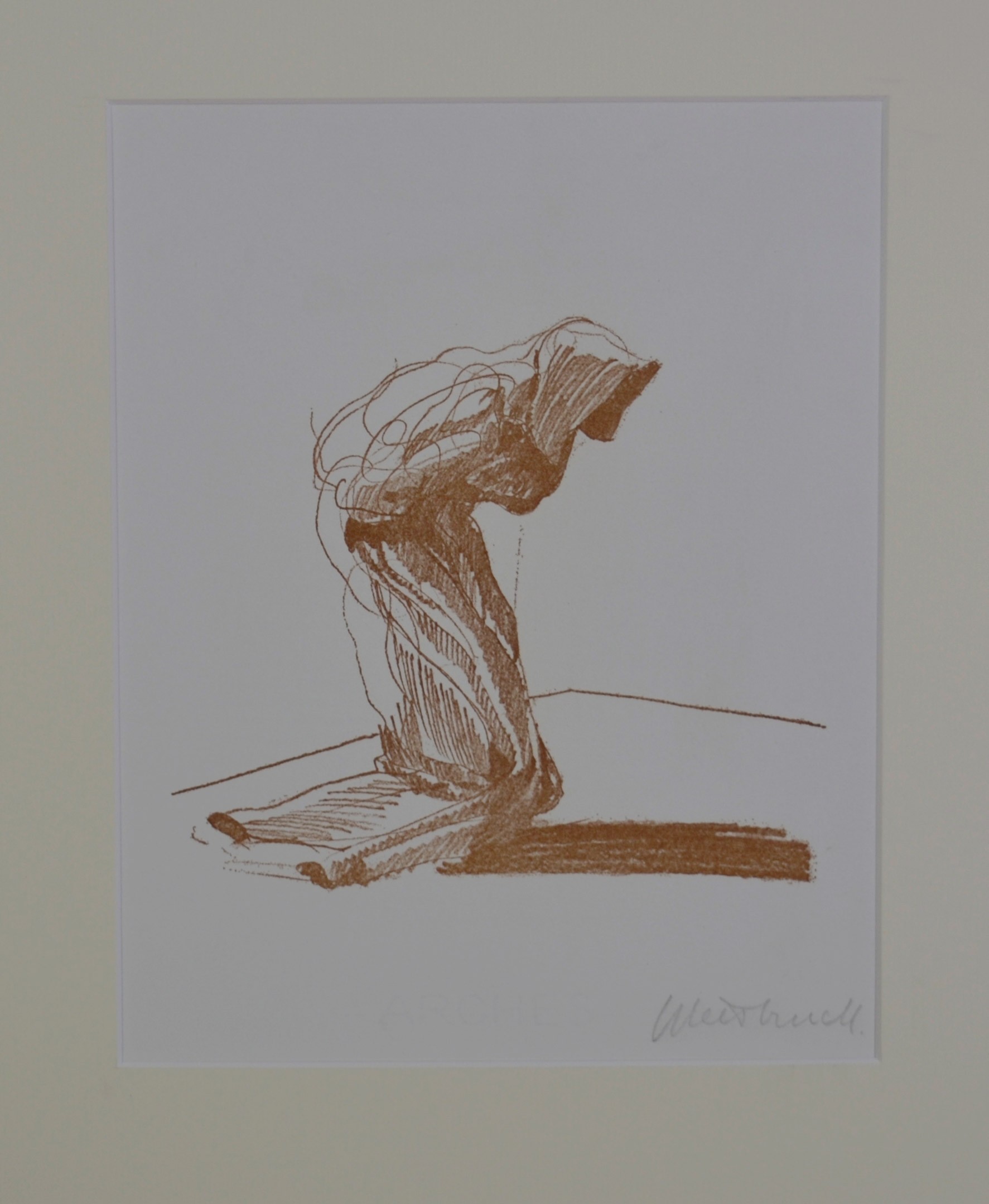 LE REVENANT - WEISBUCH Claude (1927 - ) - Lithographie