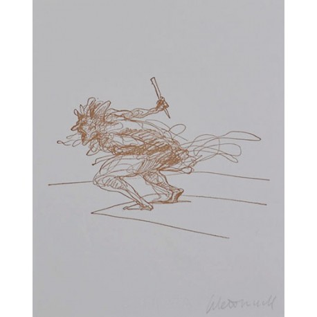 PERSONNAGE MALEFIQUE - WEISBUCH Claude (1927 - ) - Lithographie