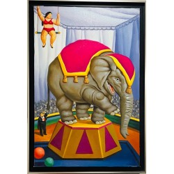 L'ELEPHANT AU CIRQUE